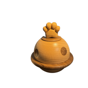 80403 Wooden pet urn