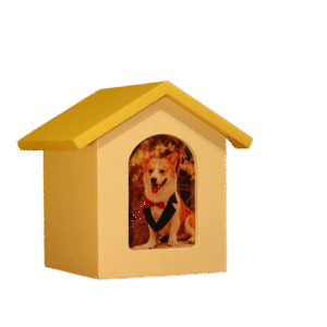 80404 Wooden pet urn