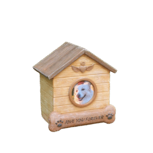 80411 Wooden pet urn